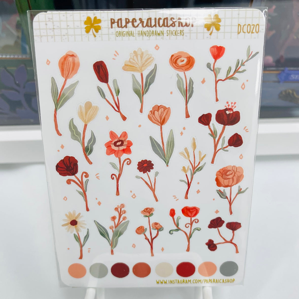 PaperaicaShop Dainty Florals Planner Sticker