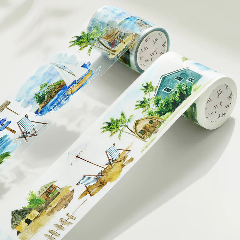 Pre-cut Summer Bliss Wide PET Tape