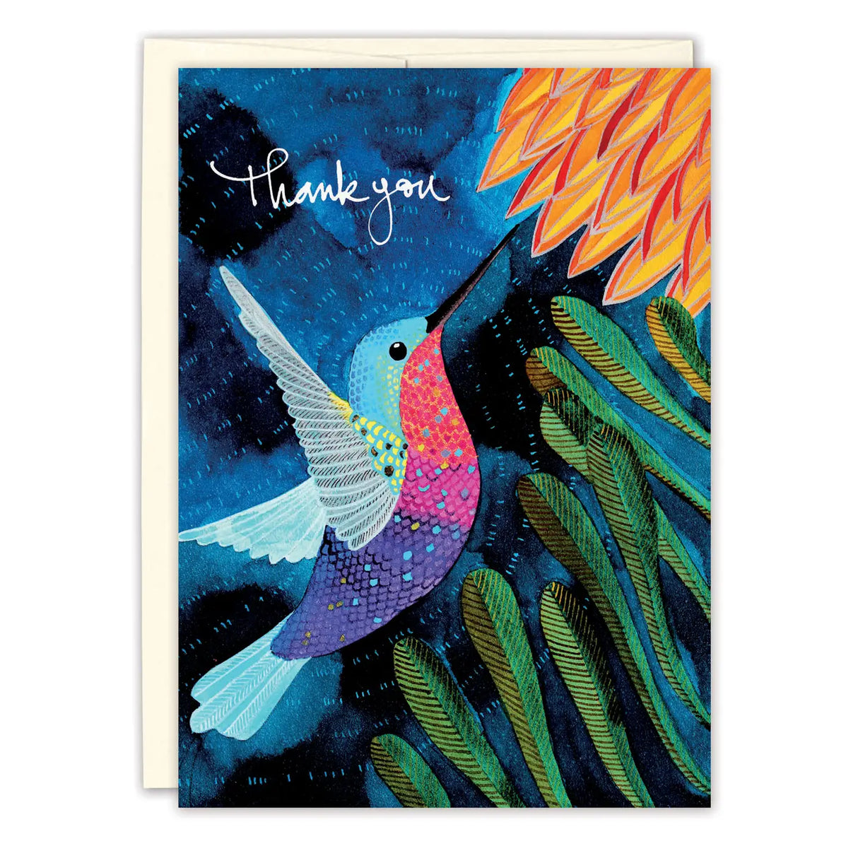 Hummingbird Thank You Card