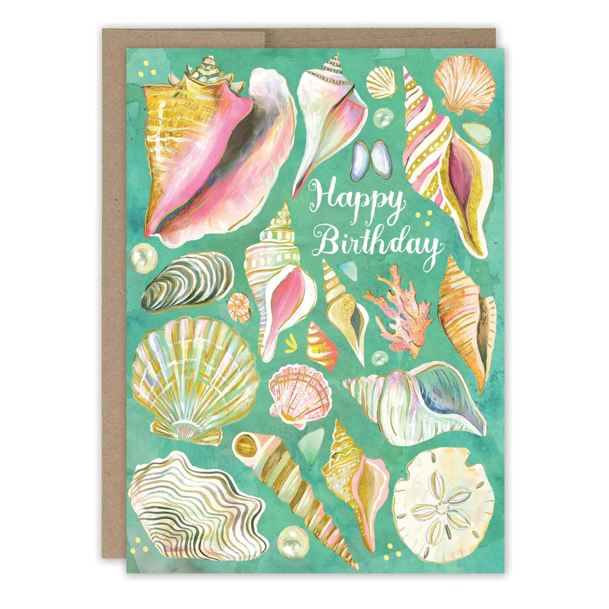 Seashell Treasures Birthday Card