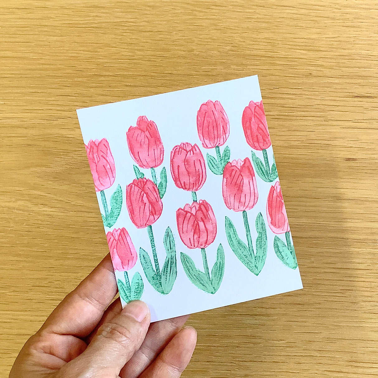 4legs Cat and Tulip Mini Paper (20 sheets)