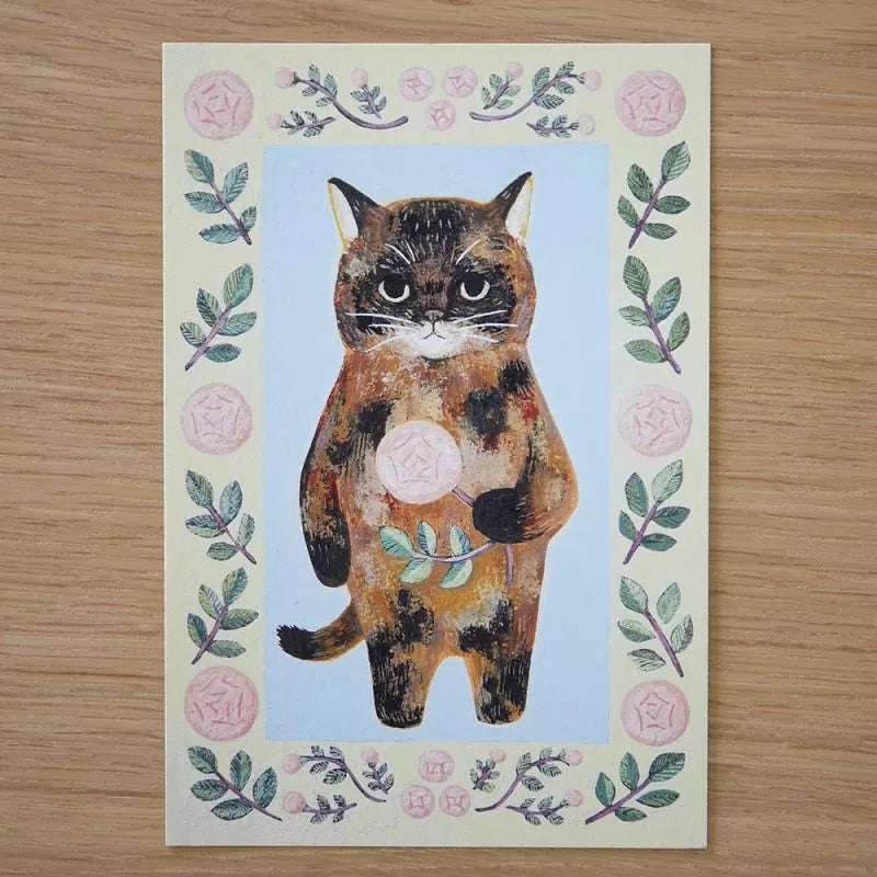 Size: 10cm x 14.8cm.
Double-sided full color.
Material: Paper (textured, slightly thick paper, ivory color)
The paper is environmentally friendly and contains over 30% non-wood bamboo pulp for a warm texture
Please note that the actual color may appear different on your computer or smartphone monitor.