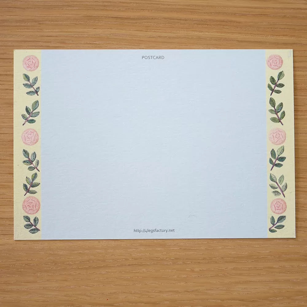 Size: 10cm x 14.8cm.
Double-sided full color.
Material: Paper (textured, slightly thick paper, ivory color)
The paper is environmentally friendly and contains over 30% non-wood bamboo pulp for a warm texture
Please note that the actual color may appear different on your computer or smartphone monitor.