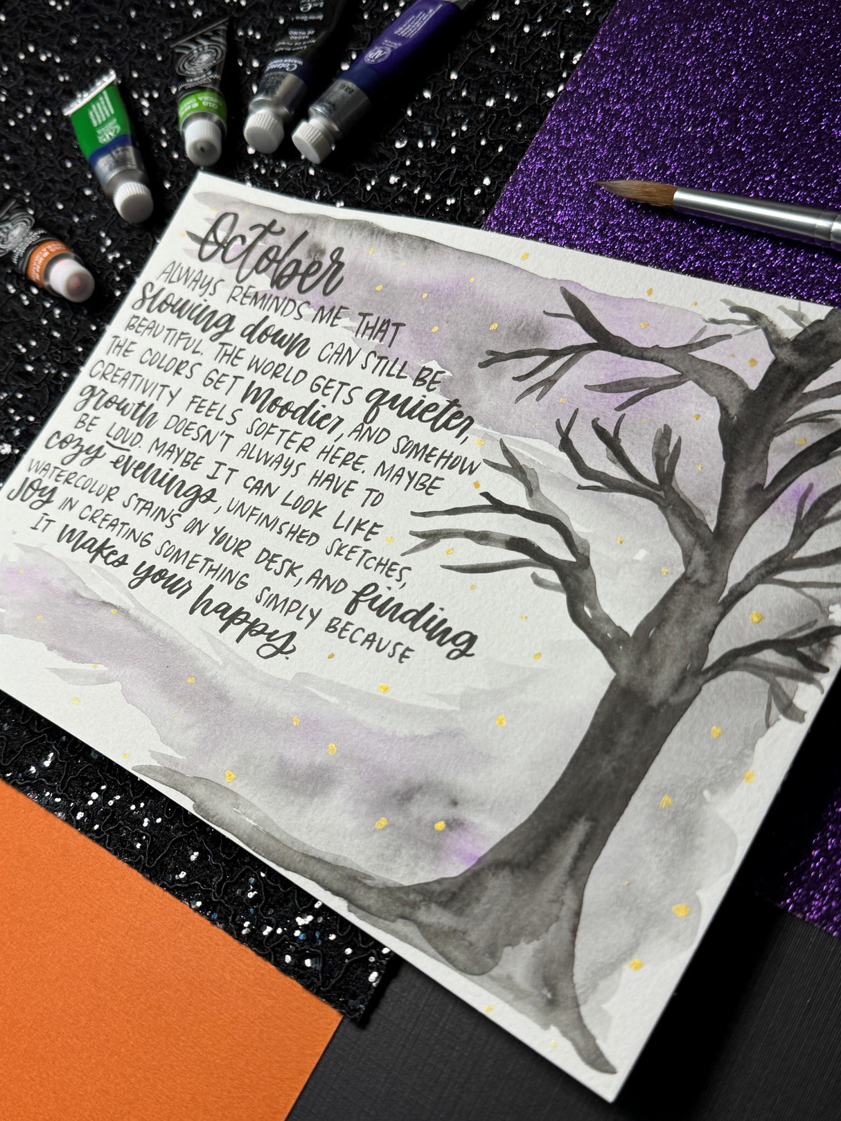 Haunted Hues: Watercolor Journaling for Beginners by Emily Solis