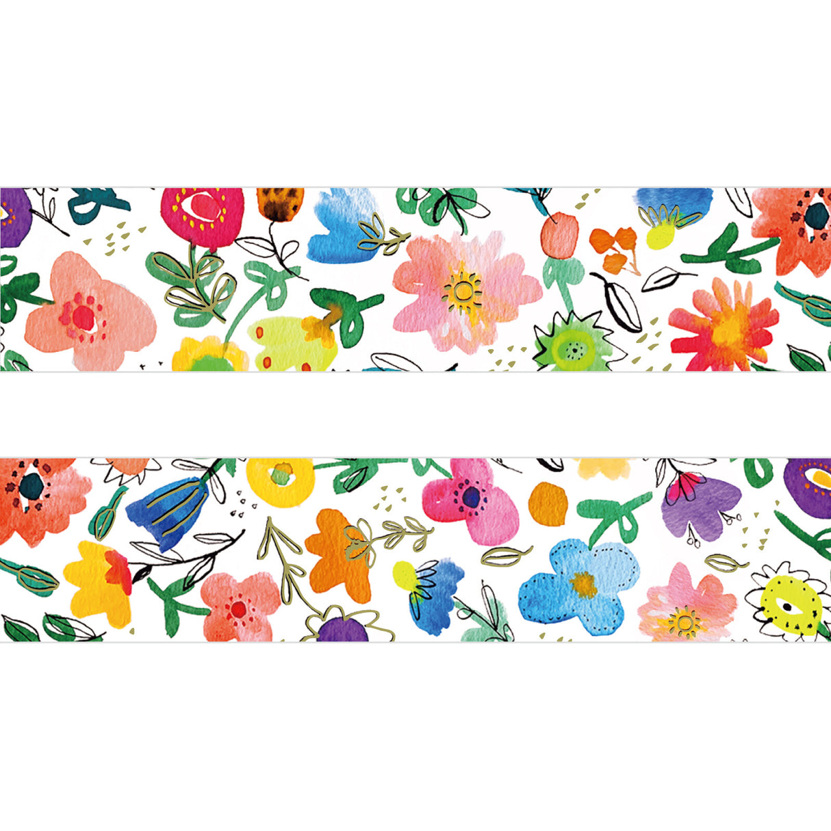 Vivid Flower Washi Tape Satohom