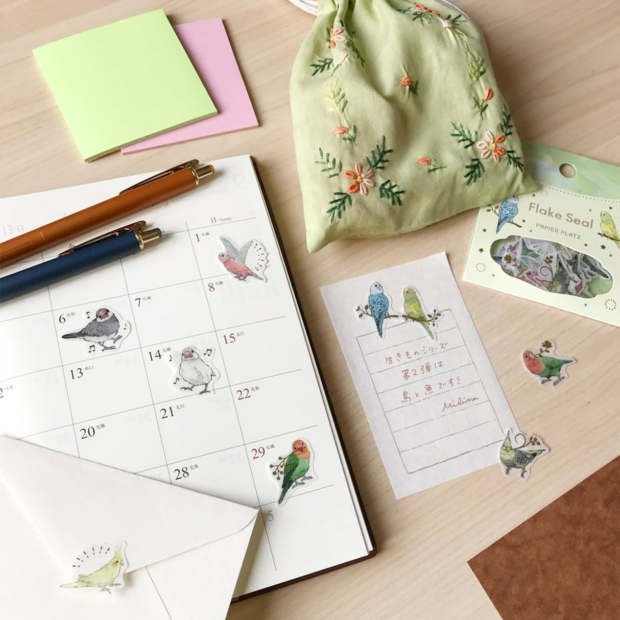 Bird Flake Sticker MILINA