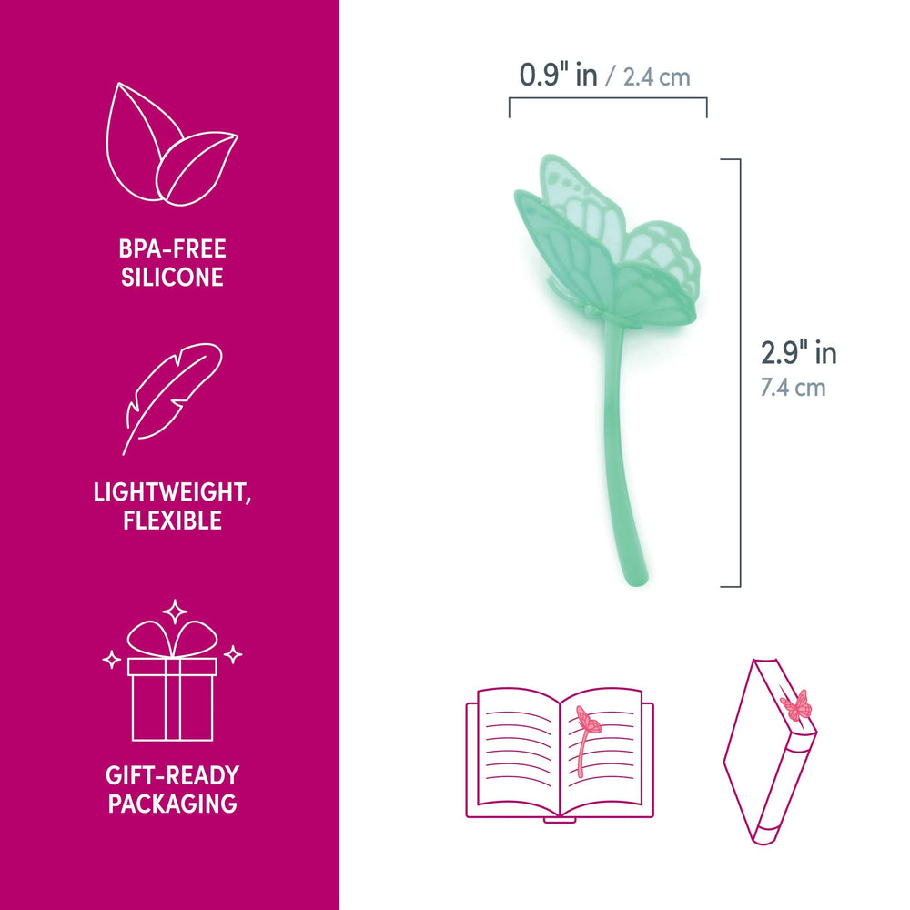 Fluttermark Butterfly Bookmarks - Set of 3