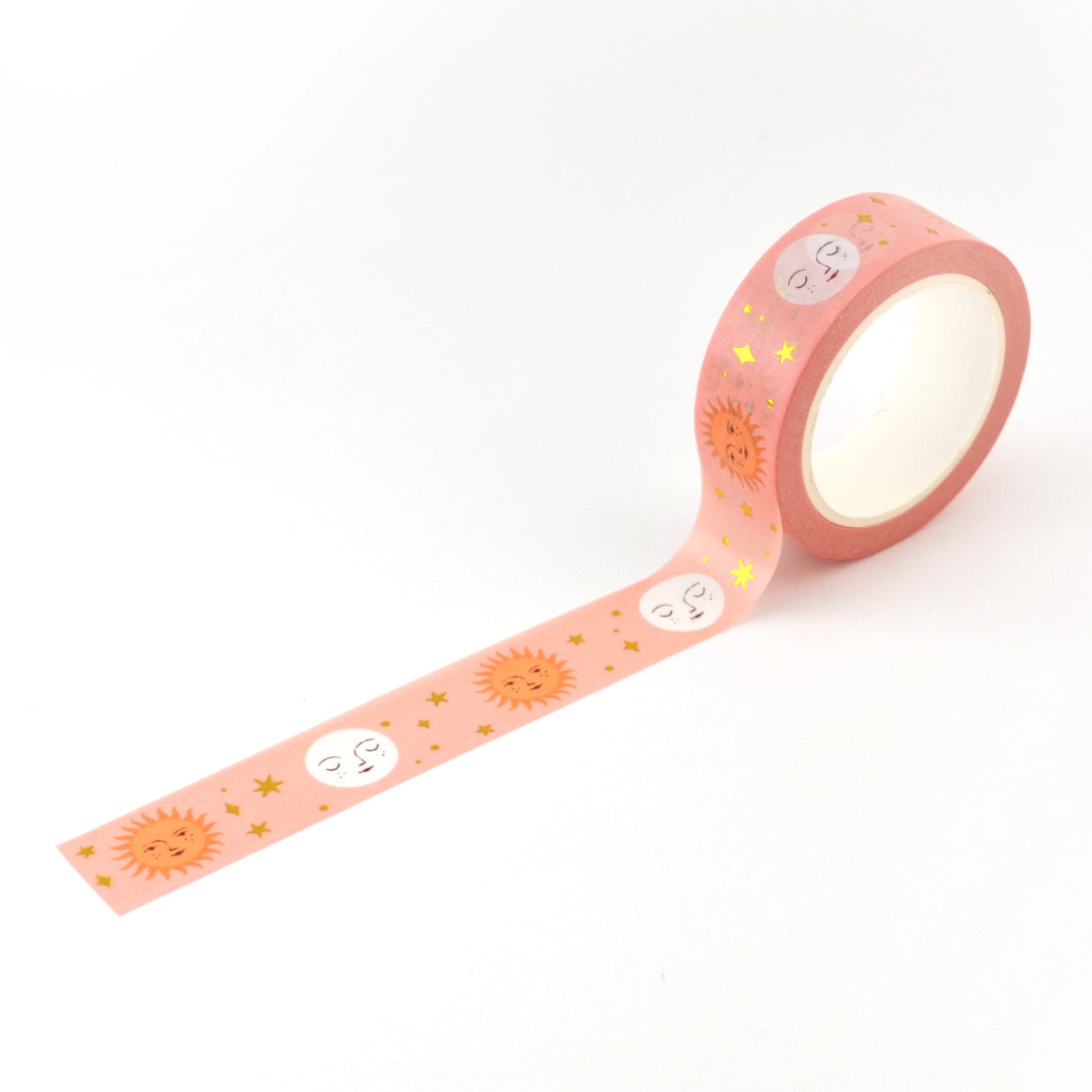 Sun & Moon Gold Foil 15mm Washi Tape
