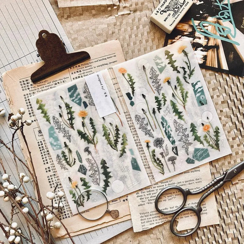 Some Sort of Fern Transfer Sticker - Dandelion