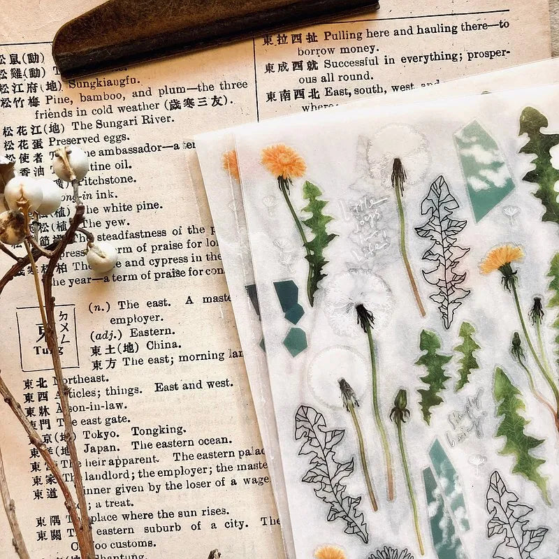 Some Sort of Fern Transfer Sticker - Dandelion