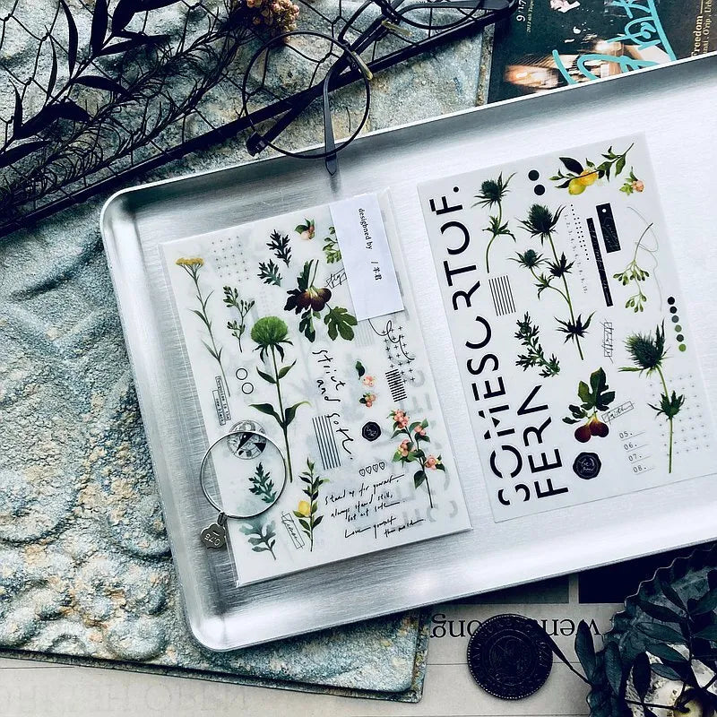 Some Sort of Fern Transfer Sticker - Thistle and Fruit