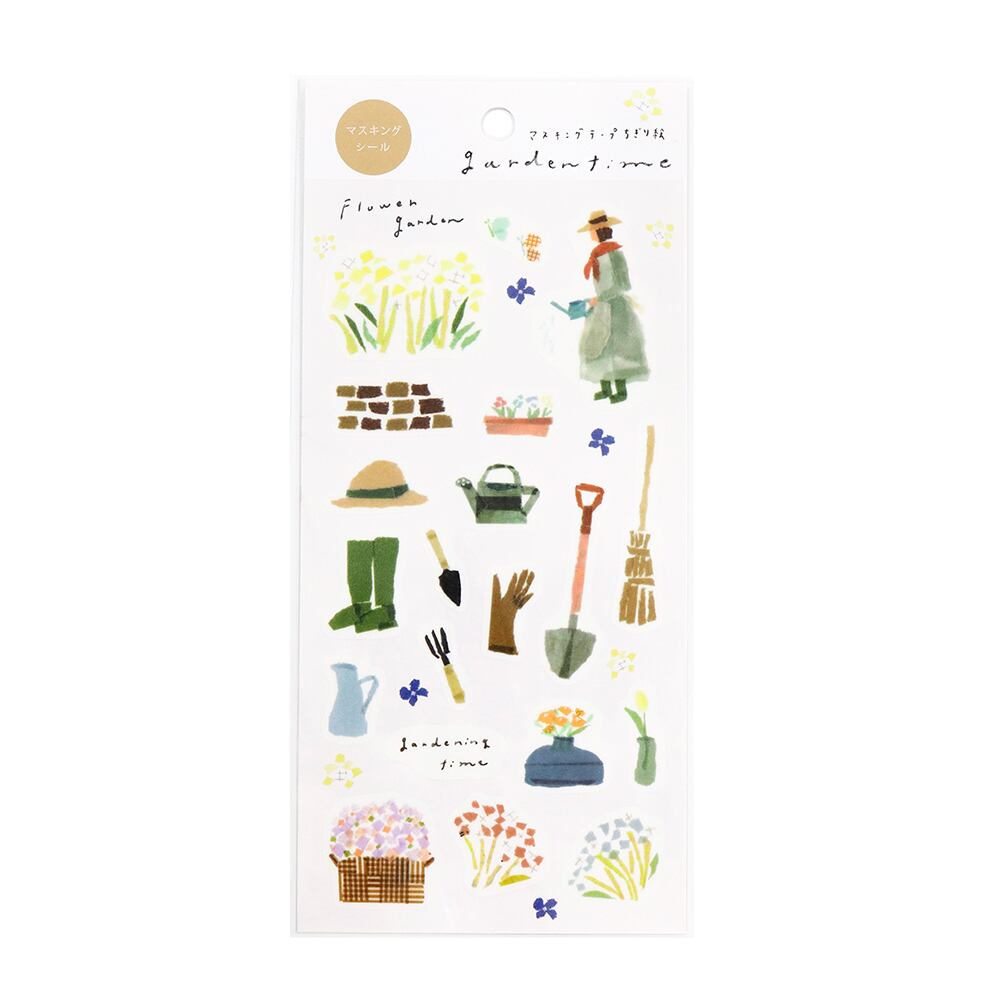 Saien x Miki Tamura Sticker Sheet - Garden Time