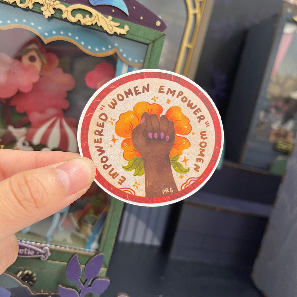 PaperaicaShop Empower Women Vinyl Sticker