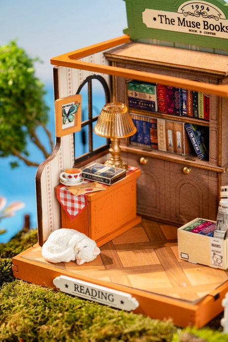 The Muse Bookshop DIY Miniature House Kit