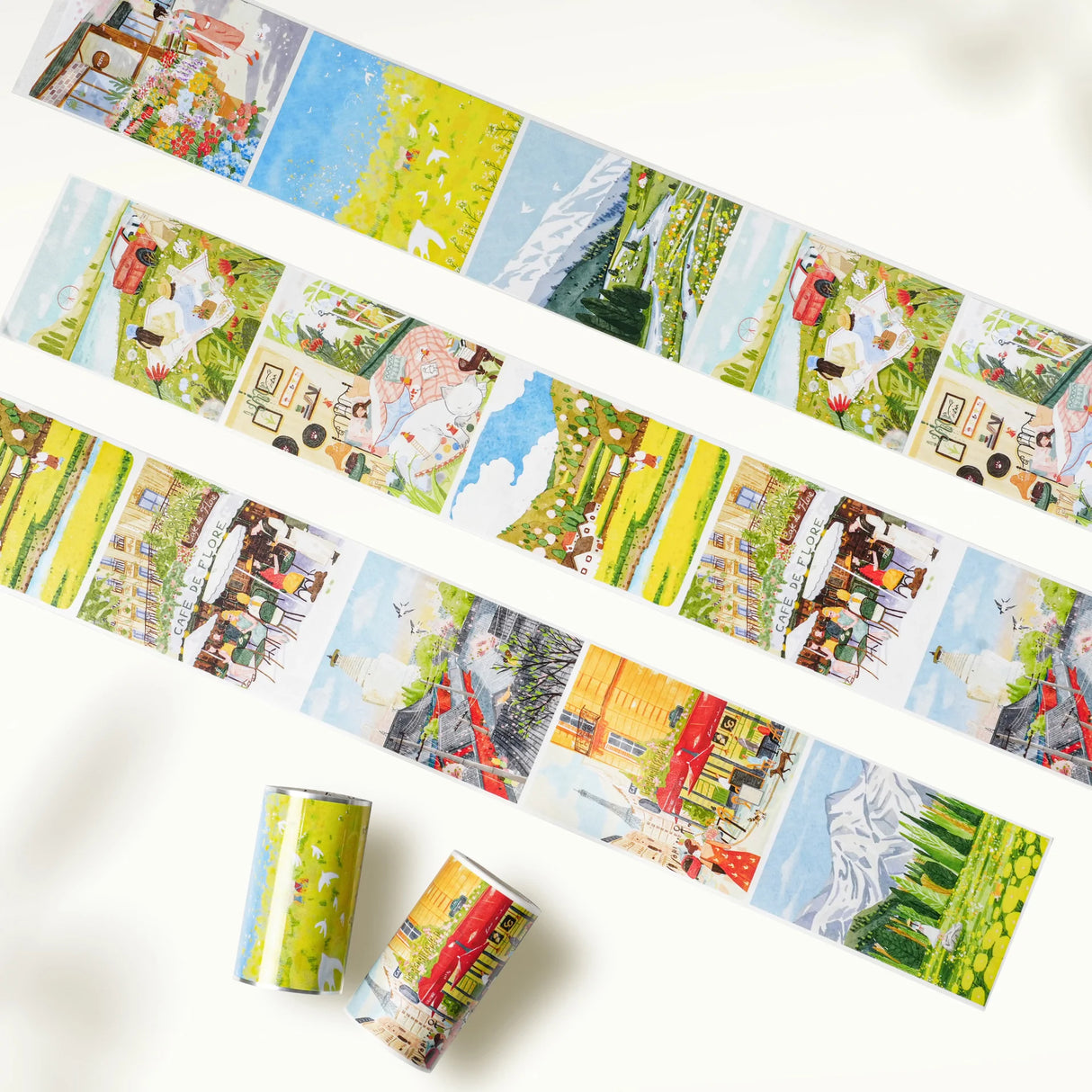 Hillside Views Wide Washi / PET Tape