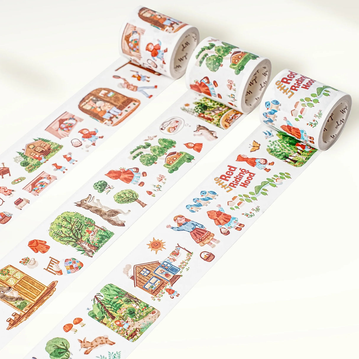 Little Red Riding Hood Washi Tape Sticker Set