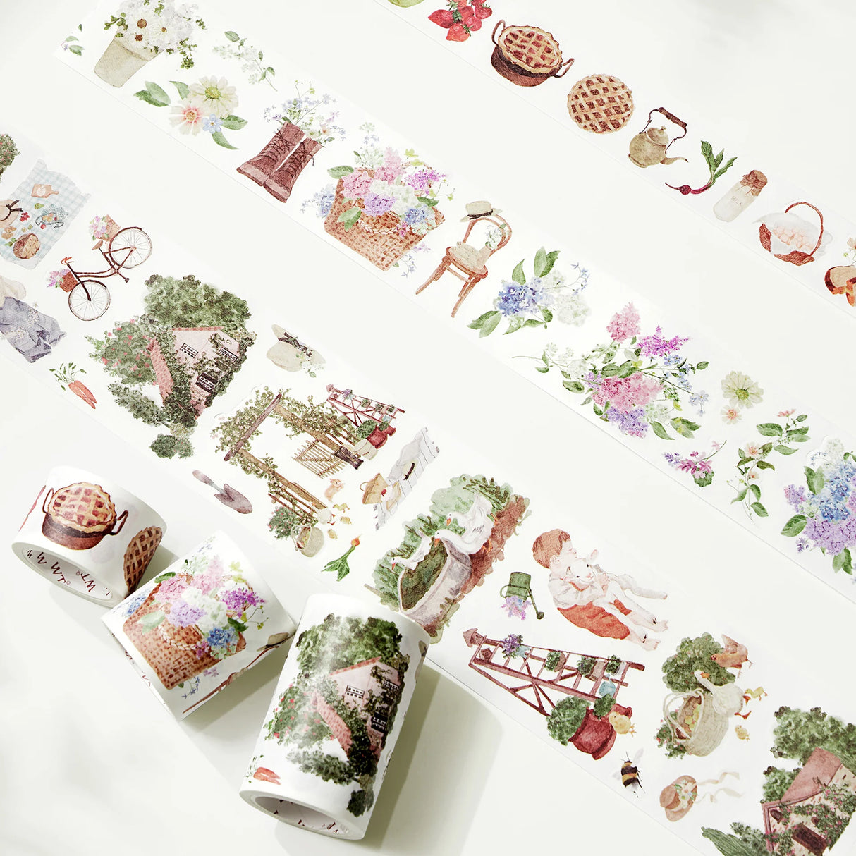 Cottage Charm Washi Tape Sticker Set