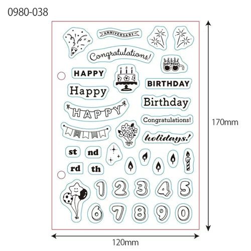 Anniversary Clear Stamp