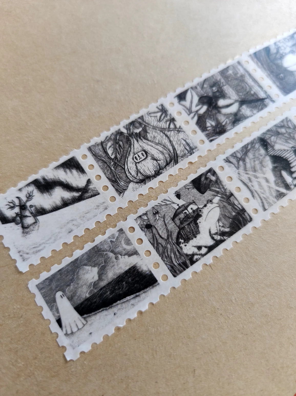 Curious Stamps Fantasy Art Washi Tape