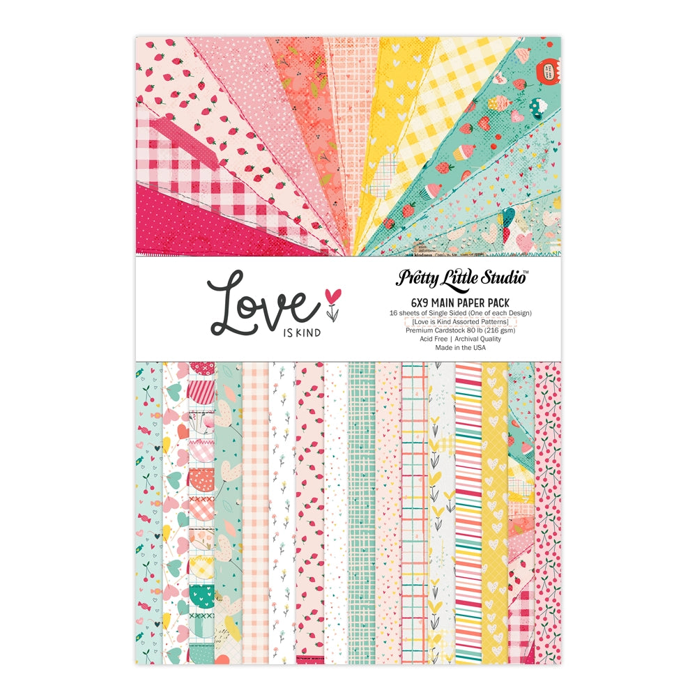 Love Is Kind Collection - 6x9 Single Sided Main Paper Pack - 16 Sheets