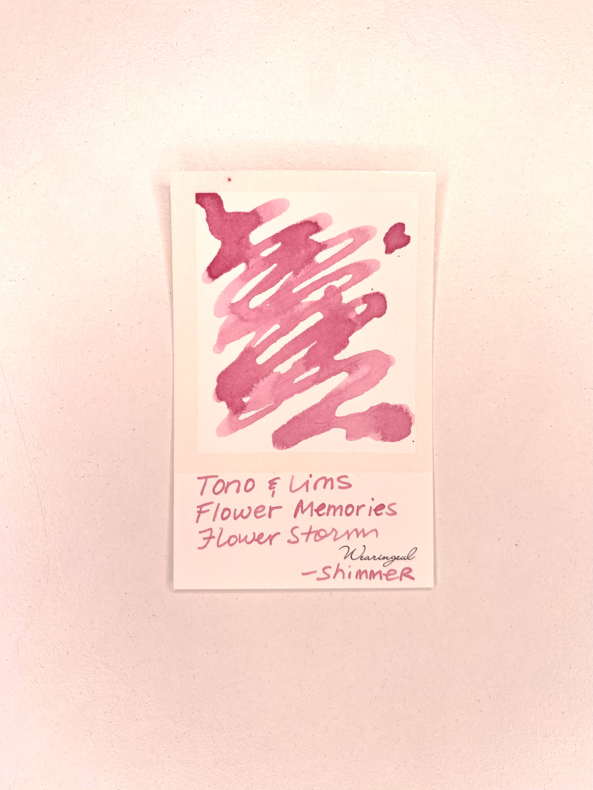 TONO & LIMS Flower Memories 花嵐 (Flower Storm) Ink