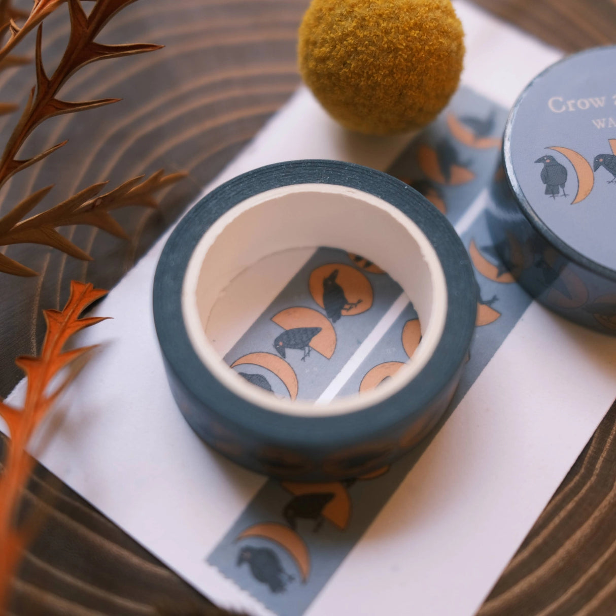 Crow and Moon Washi Tape