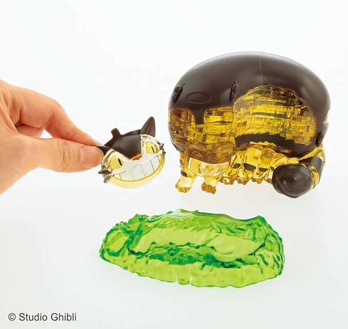 Rompecabezas de cristal 3D Catbus Nekobasu: Mi vecino Totoro de Ghibli