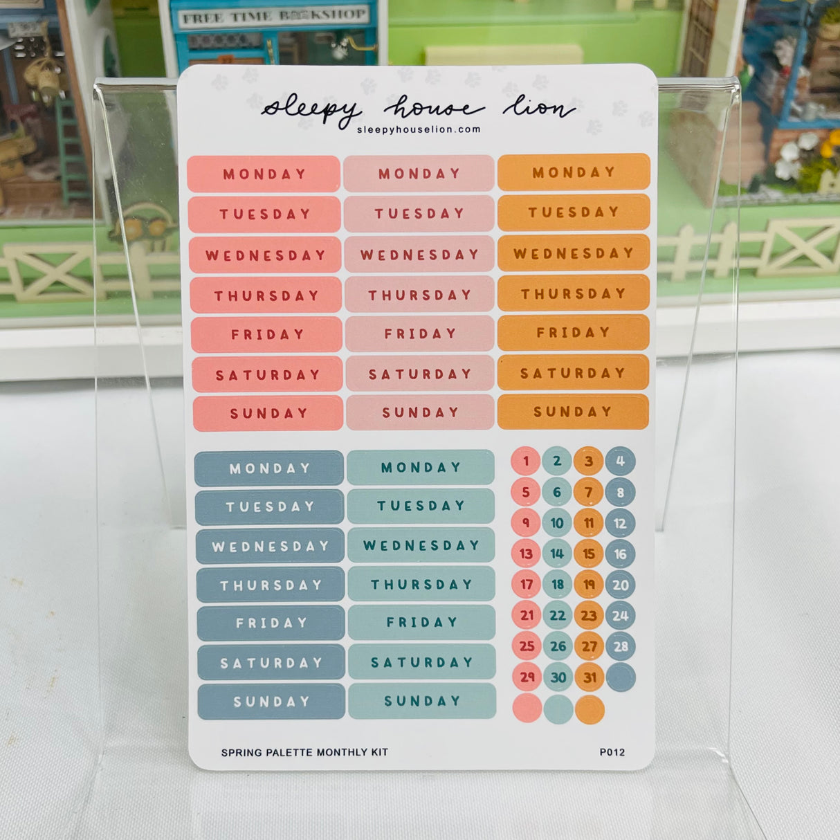 Spring Palette Monthly Weekly Kit