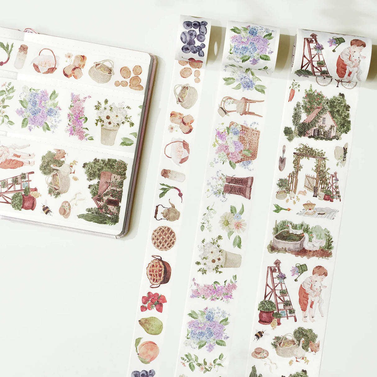 Cottage Charm Washi Tape Sticker Set