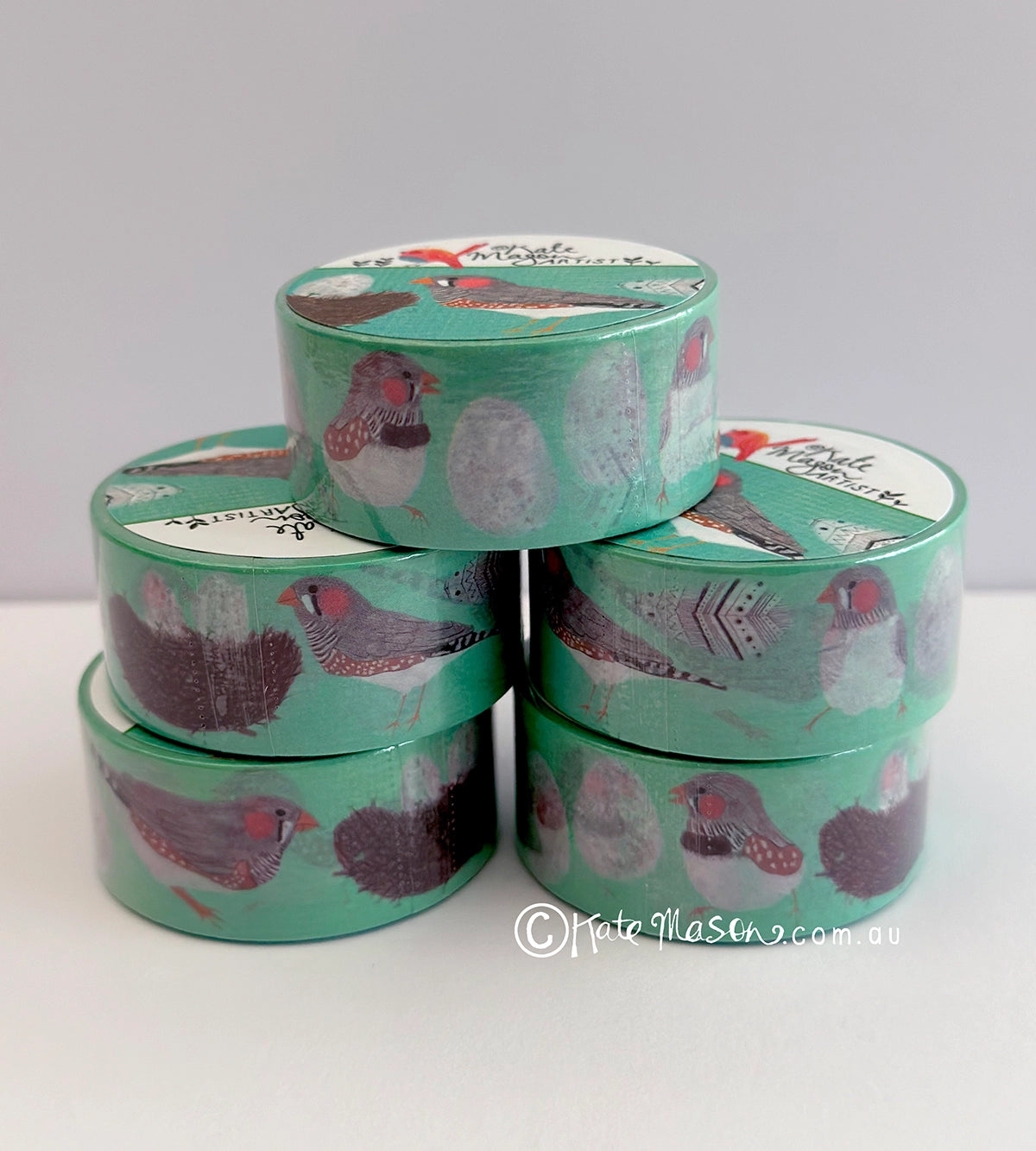 Bird Finches Eggs Nest Washi Tape