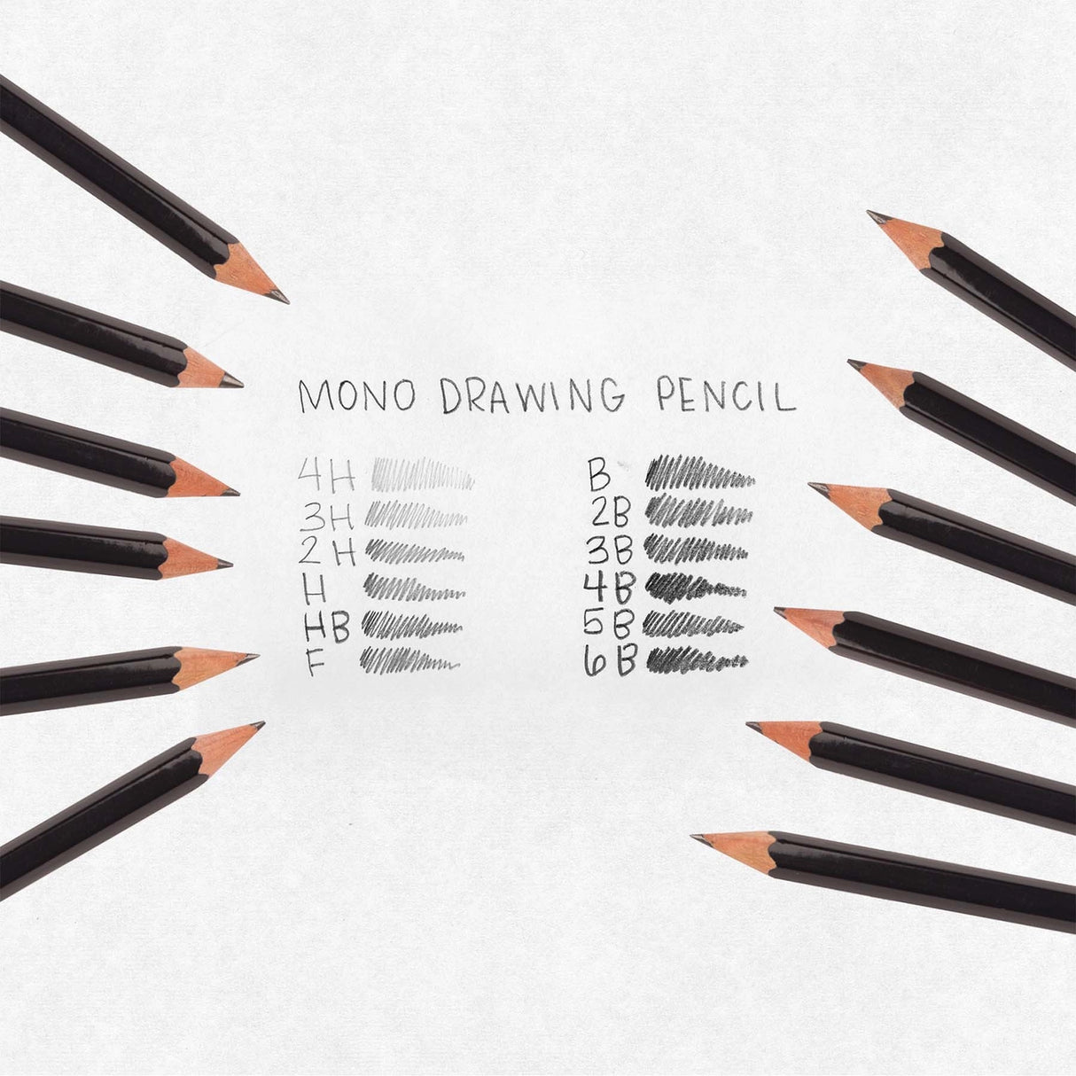 Tombow Mono Drawing Pencil Set - 12-Pack
