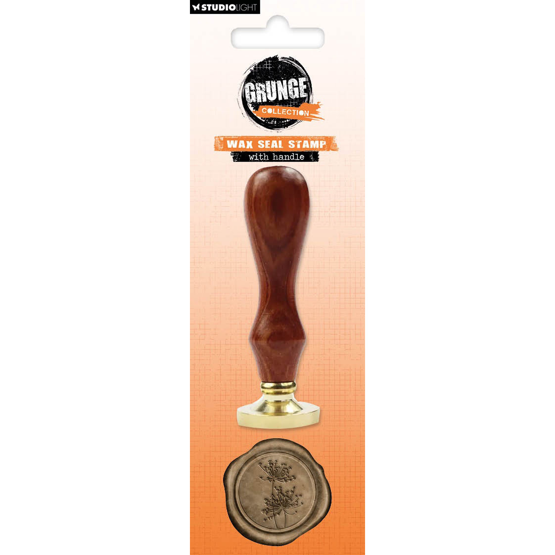 Nr. 18 Dandelion Grunge Wax Stamp