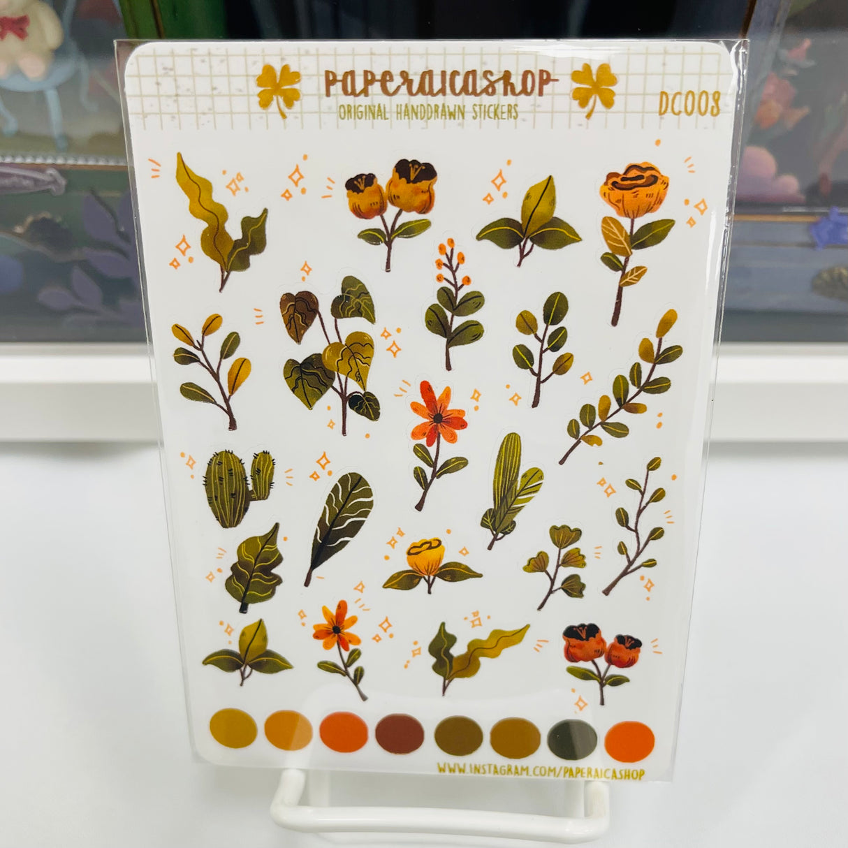 PaperaicaShop Cozy Plant Planner Sticker
