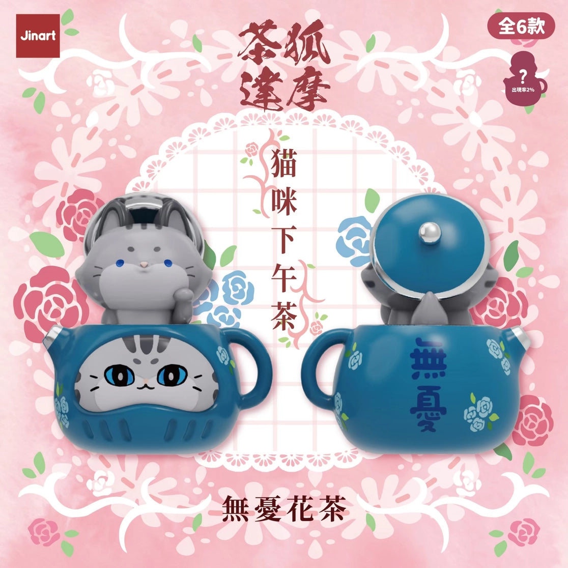 Afternoon Teapot Cats Blind Box