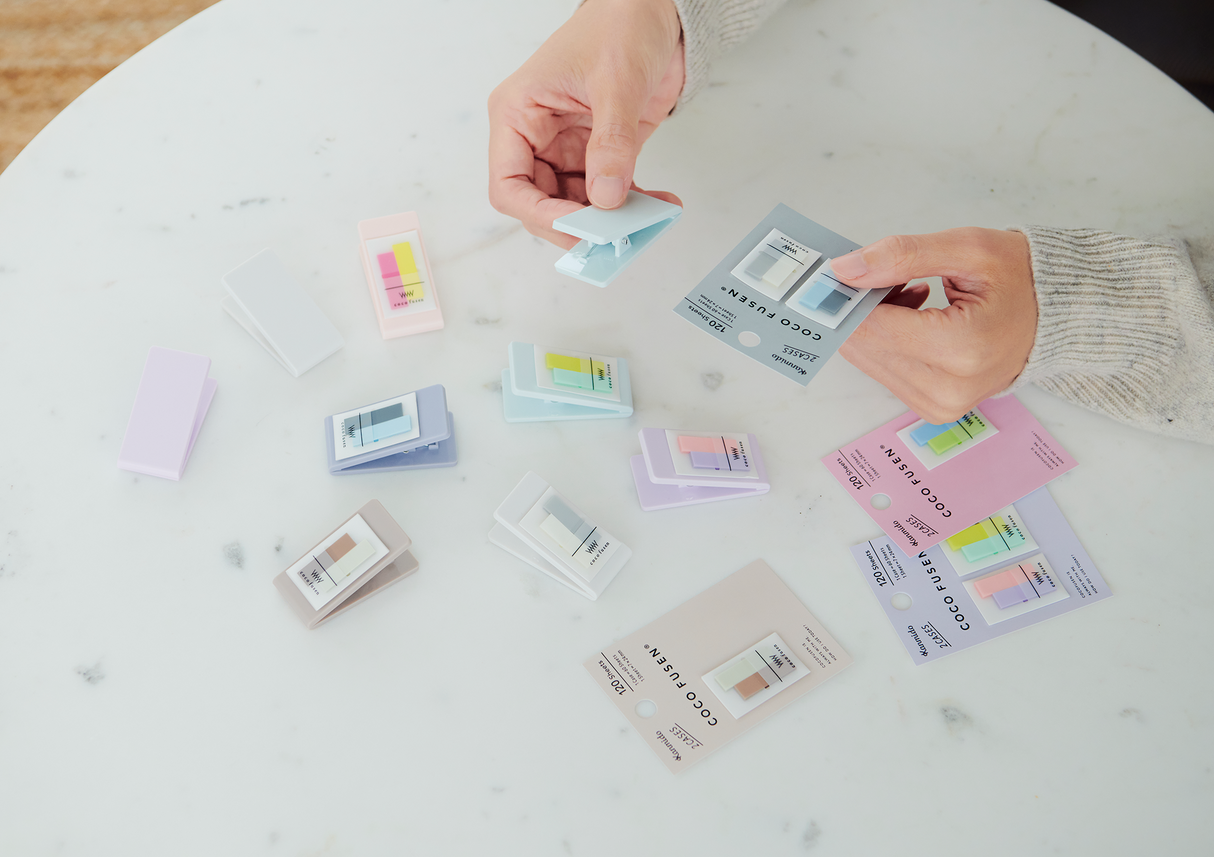 Mini Clip Coco Fusen Misty Blue Grey