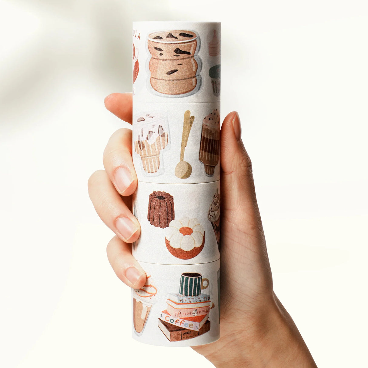 Coffee Washi Tape Sticker Set