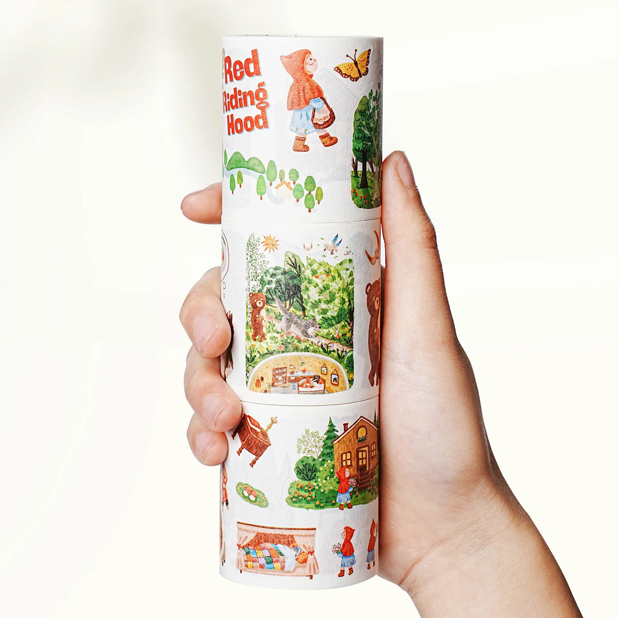 Little Red Riding Hood Washi Tape Sticker Set