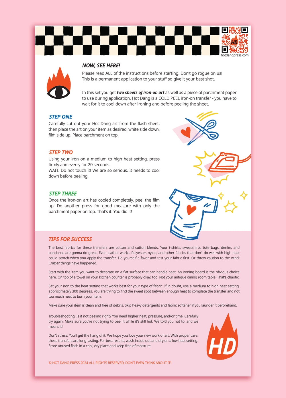 Iron-on Transfer Sheets - All Cats (Pack of 2)