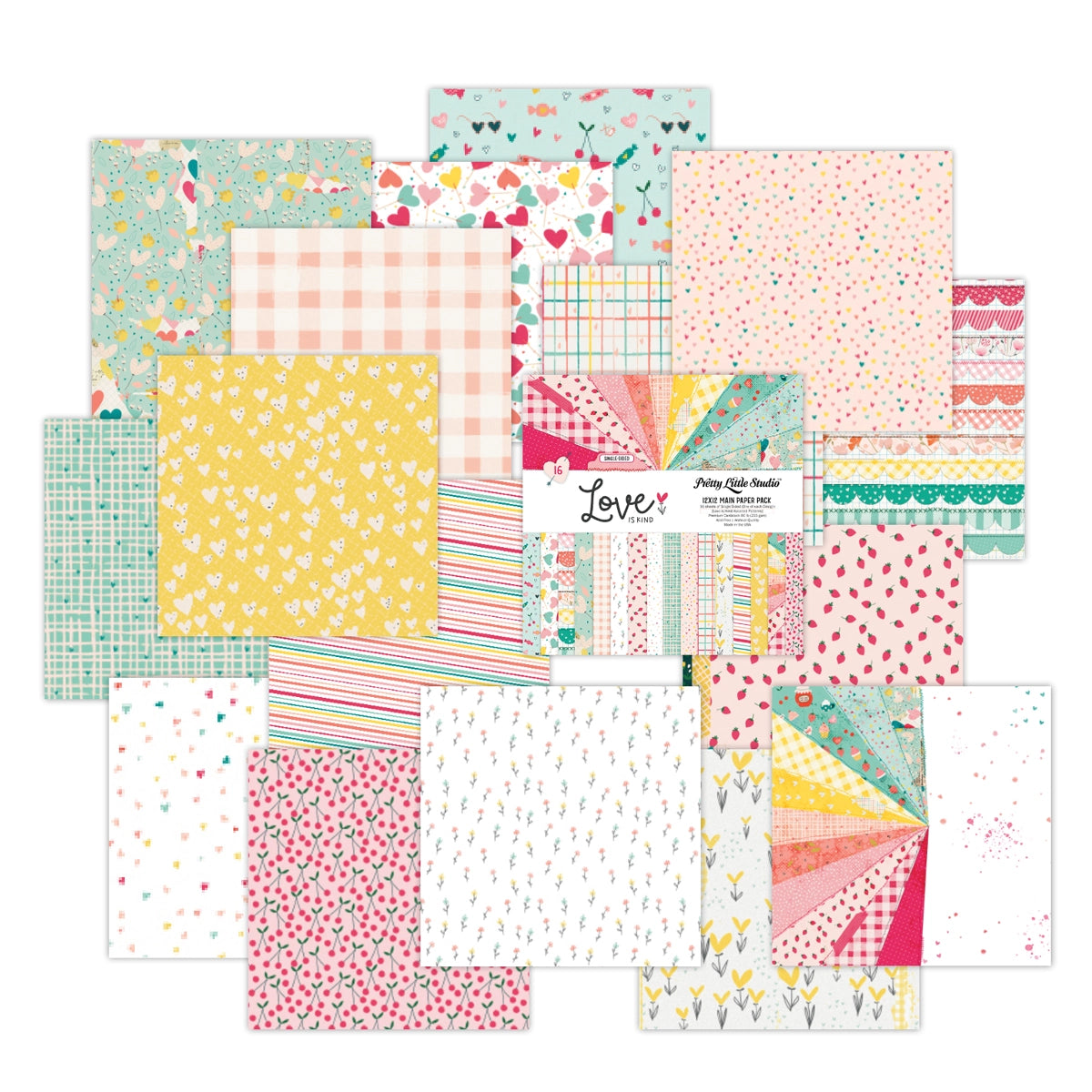 Love Is Kind Collection - 6x6 Single Sided Main Paper Pack - 16 Sheets