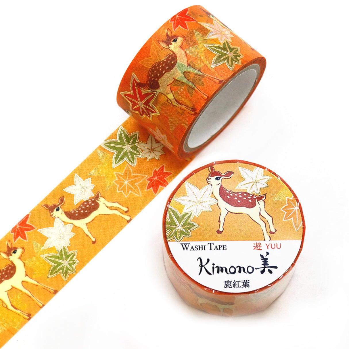 Foil Washi Tape Kimono Beauty - Deer Maple