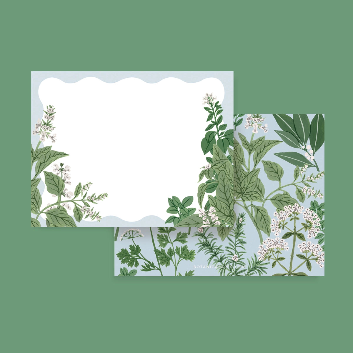 Botanica Paper Co. Notecards Set - Herb Garden