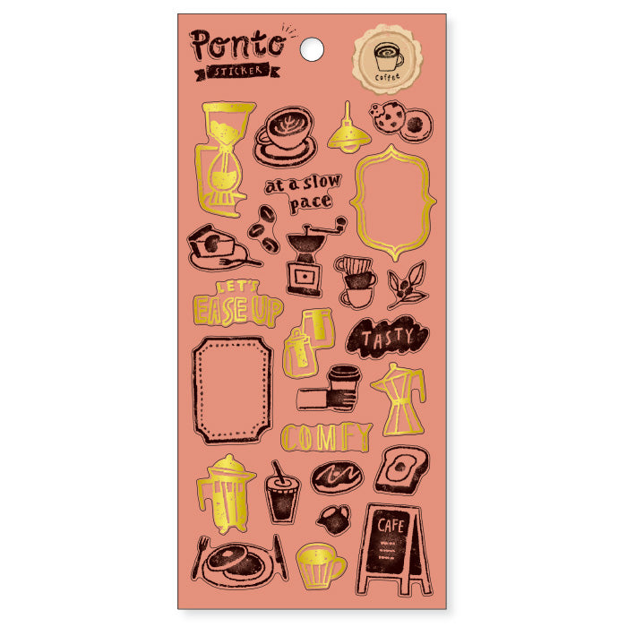 Pegatina de café Ponto