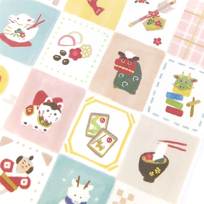 Dragon Year Blessing Sticker Lunar New Year