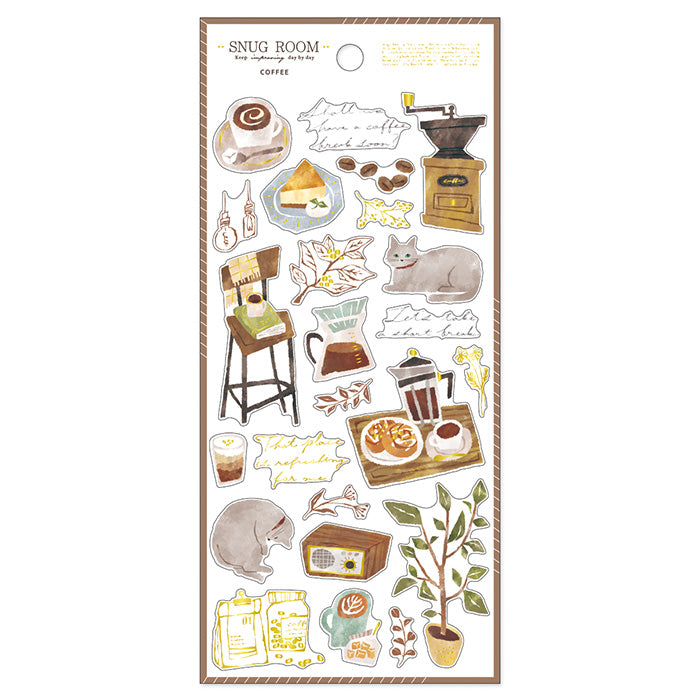 Mind Wave - Coffee Snug Room Sticker