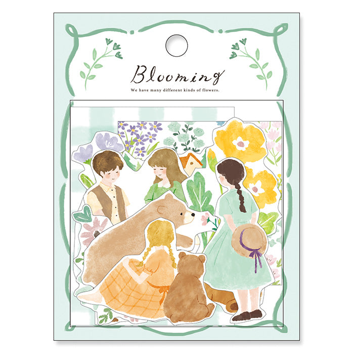 Pegatina Blooming Flake de menta