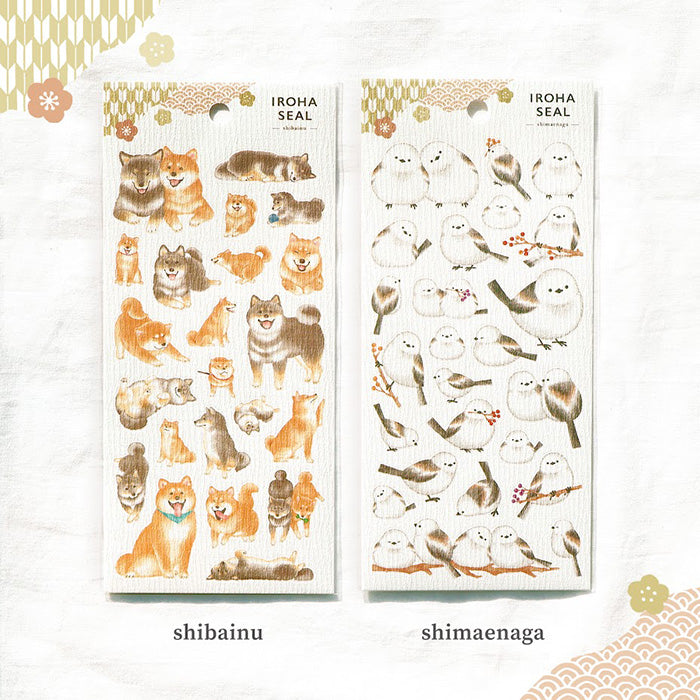 Iroha Seal Shiba Inu Dog Sticker