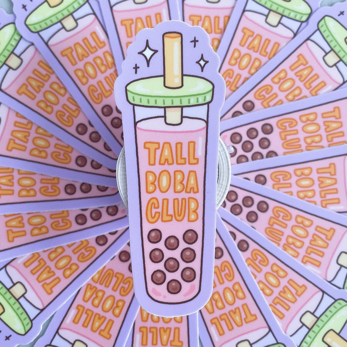 StickyRiceCo Vinyl Sticker - Tall Boba Club
