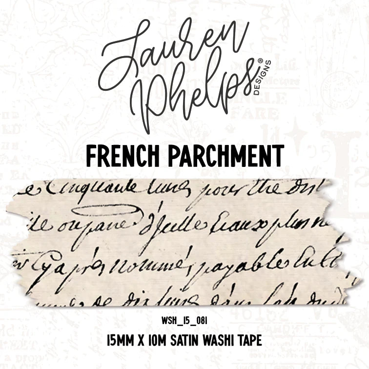 LPD French Parchment 15mm Washi