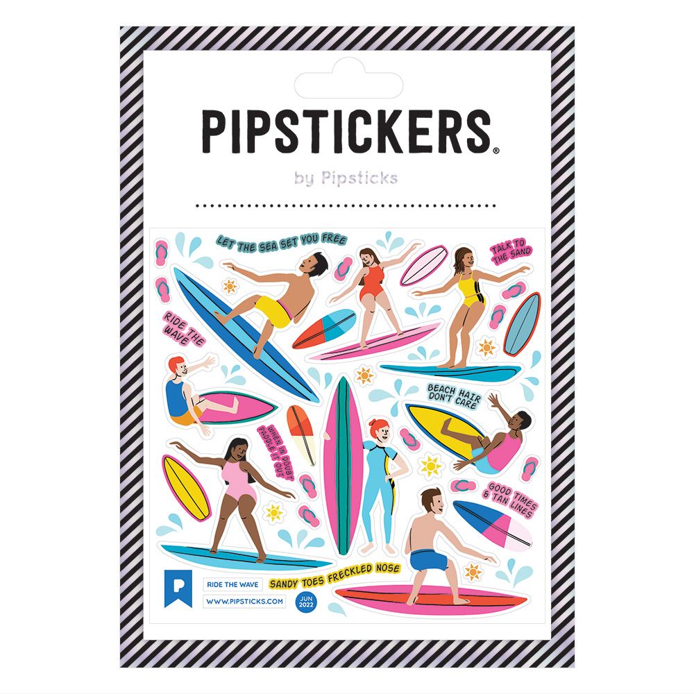 Ride the Wave Stickers