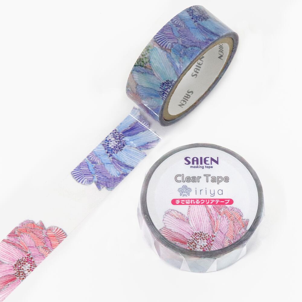 SAIEN Clear Tape Paris Collection - Pivoines
